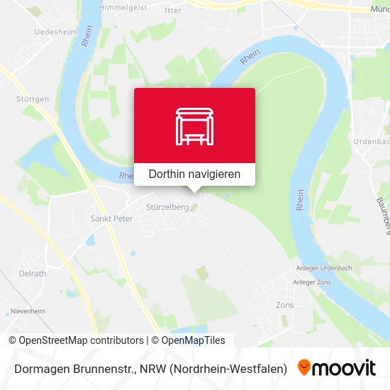 Dormagen Brunnenstr. Karte