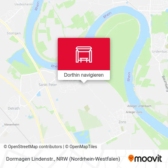 Dormagen Lindenstr. Karte