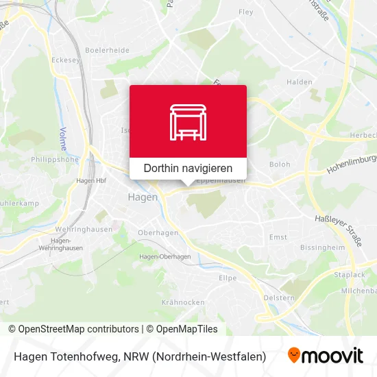Hagen Totenhofweg Karte