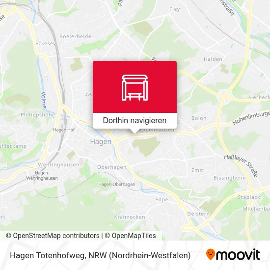 Hagen Totenhofweg Karte