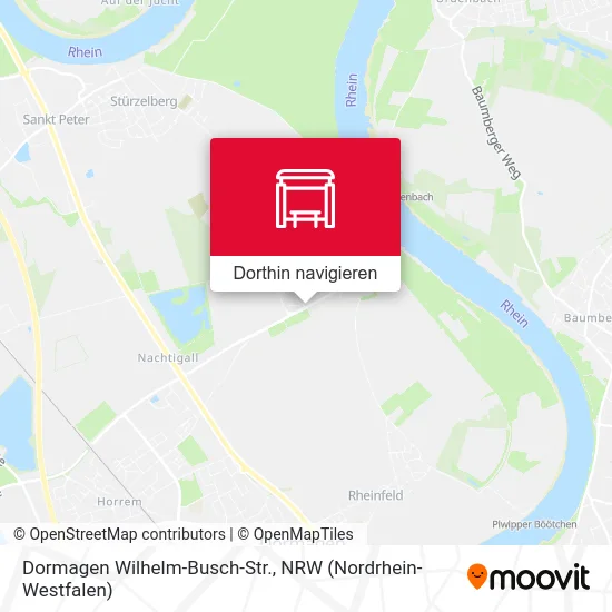 Dormagen Wilhelm-Busch-Str. Karte
