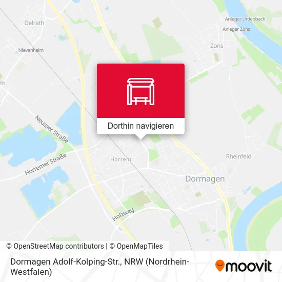 Dormagen Adolf-Kolping-Str. Karte