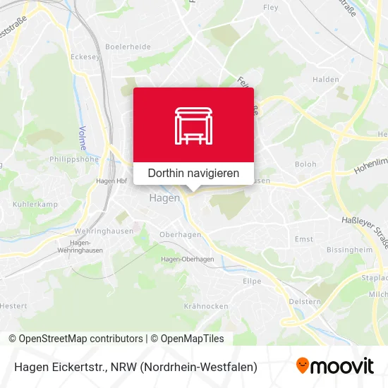 Hagen Eickertstr. Karte