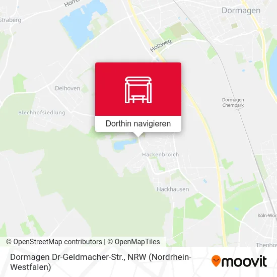 Dormagen Dr-Geldmacher-Str. Karte