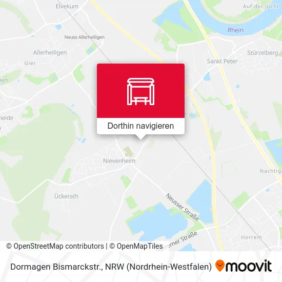 Dormagen Bismarckstr. Karte