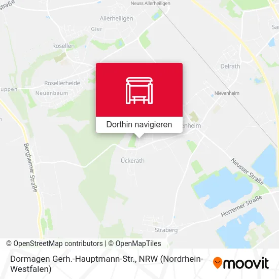 Dormagen Gerh.-Hauptmann-Str. Karte