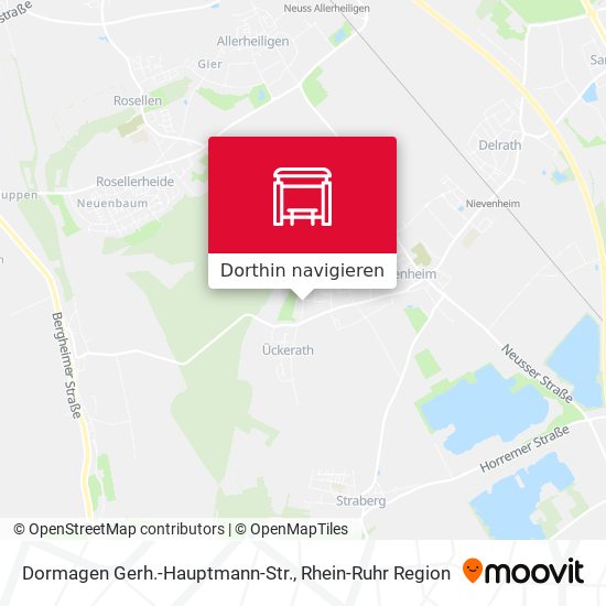 Dormagen Gerh.-Hauptmann-Str. Karte