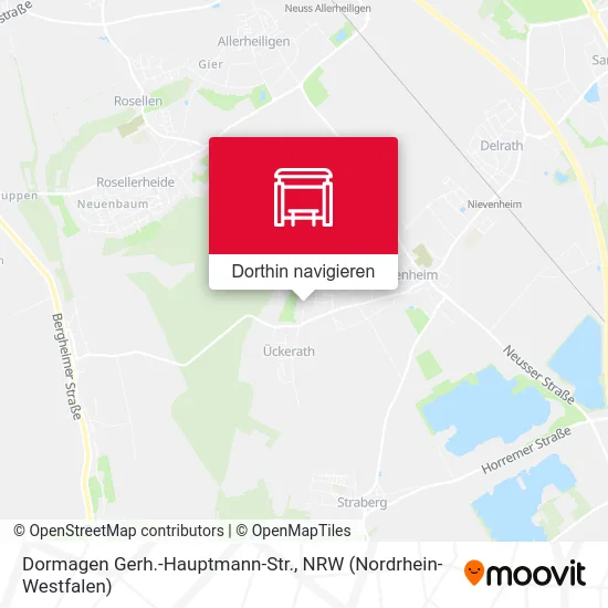 Dormagen Gerh.-Hauptmann-Str. Karte