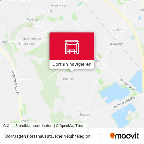 Dormagen Forsthausstr. Karte