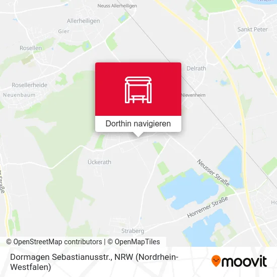 Dormagen Sebastianusstr. Karte