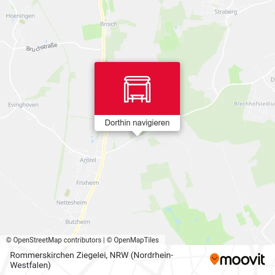 Rommerskirchen Ziegelei Karte