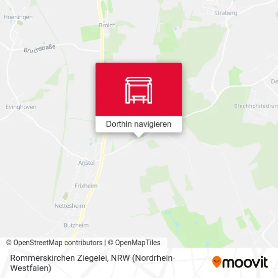 Rommerskirchen Ziegelei Karte
