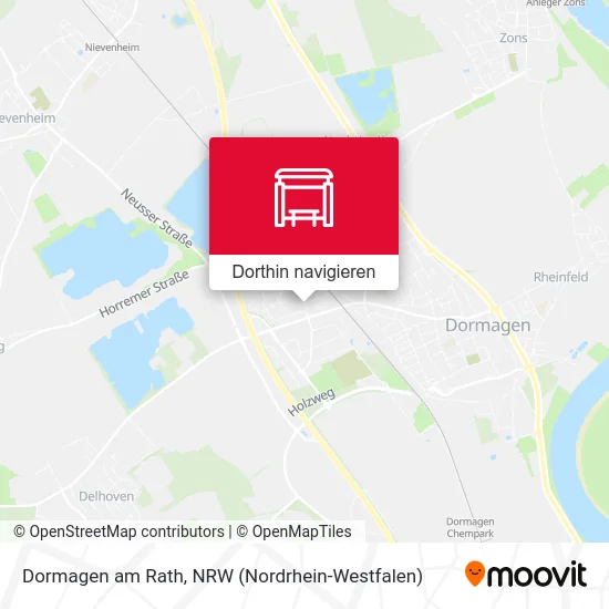 Dormagen am Rath Karte