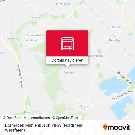 Dormagen Mühlenbusch Karte