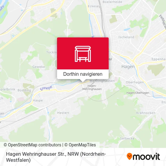 Hagen Wehringhauser Str. Karte