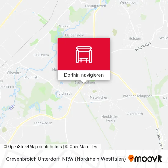 Grevenbroich Unterdorf Karte