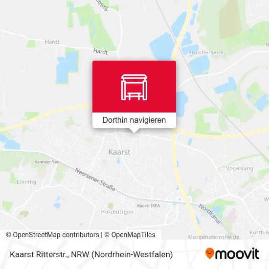 Kaarst Ritterstr. Karte