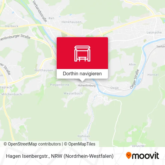 Hagen Isenbergstr. Karte