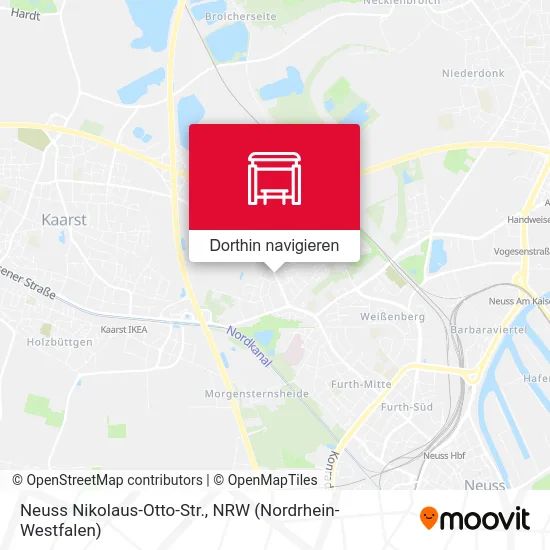 Neuss Nikolaus-Otto-Str. Karte
