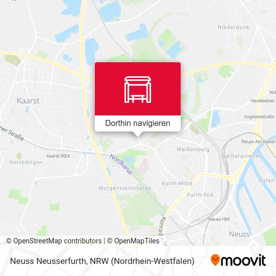 Neuss Neusserfurth Karte
