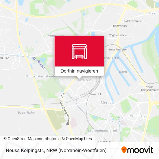 Neuss Kolpingstr. Karte