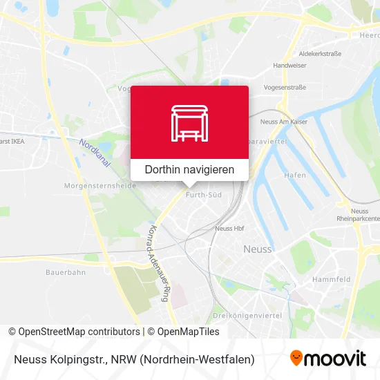 Neuss Kolpingstr. Karte