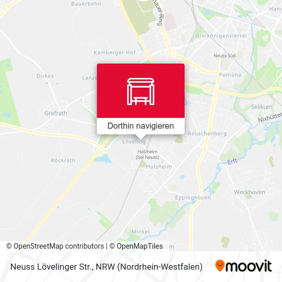 Neuss Lövelinger Str. Karte