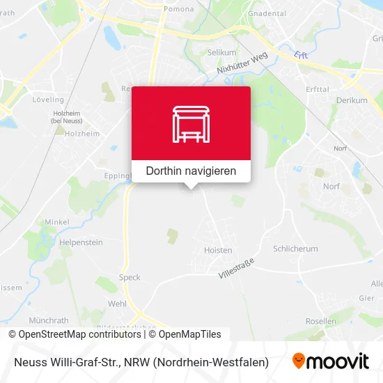 Neuss Willi-Graf-Str. Karte