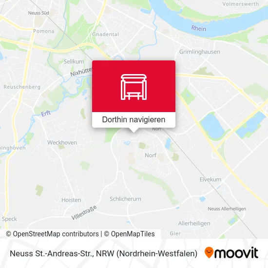 Neuss St.-Andreas-Str. Karte