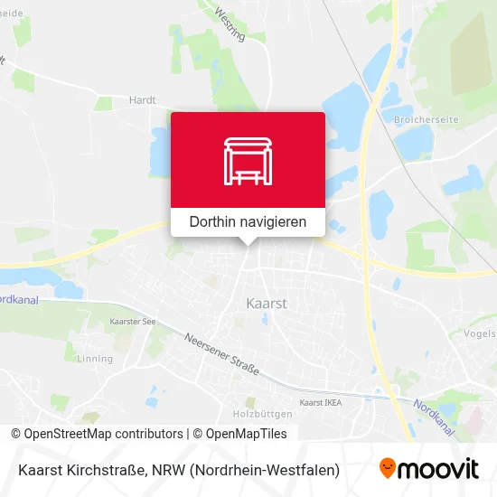 Kaarst Kirchstraße Karte