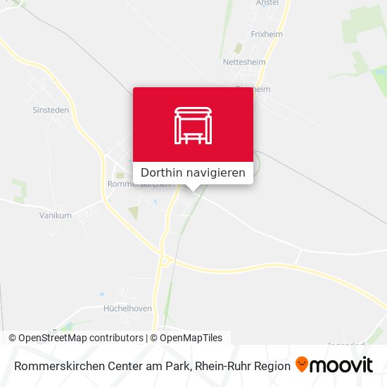 Rommerskirchen Center am Park Karte