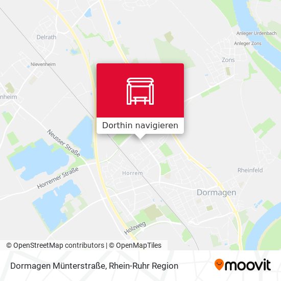 Dormagen Münterstraße Karte