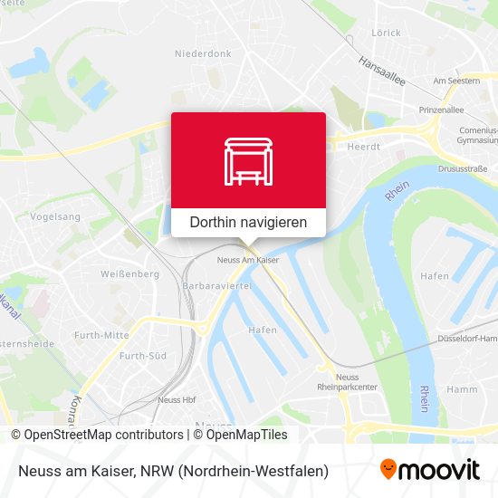 Neuss am Kaiser Karte