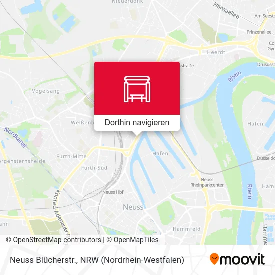 Neuss Blücherstr. Karte
