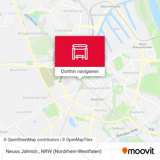 Neuss Jahnstr. Karte