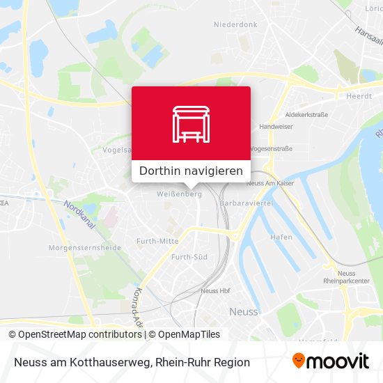 Neuss am Kotthauserweg Karte