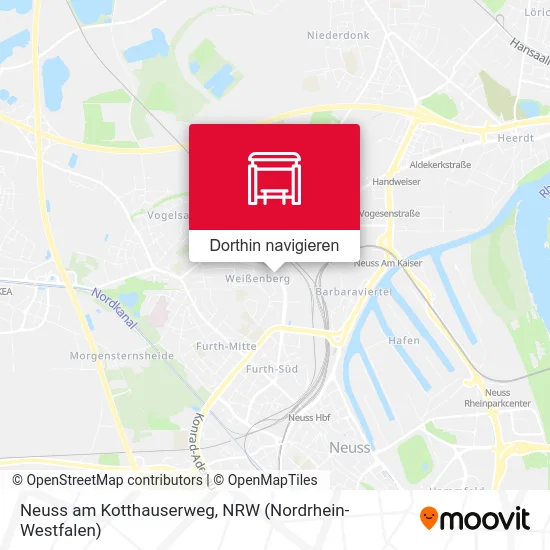 Neuss am Kotthauserweg Karte