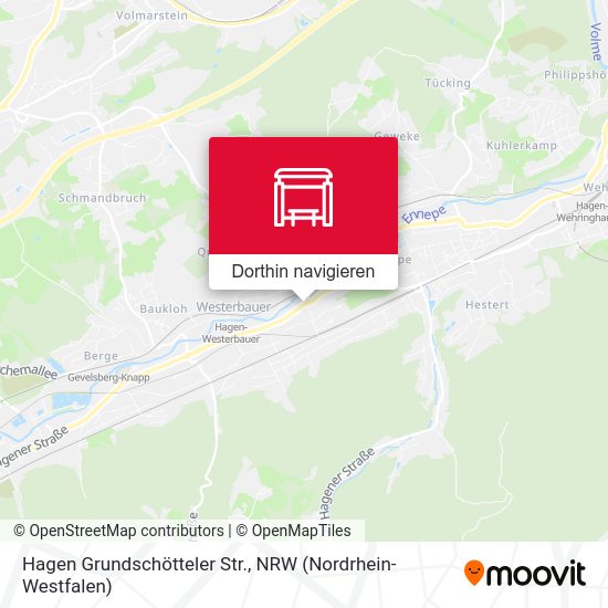 Hagen Grundschötteler Str. Karte