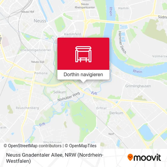 Neuss Gnadentaler Allee Karte