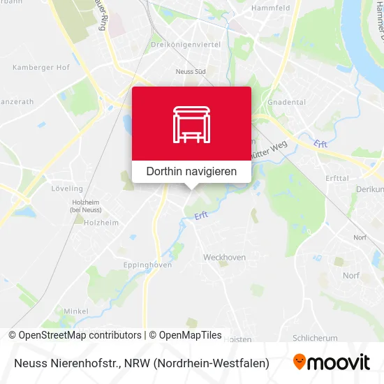 Neuss Nierenhofstr. Karte