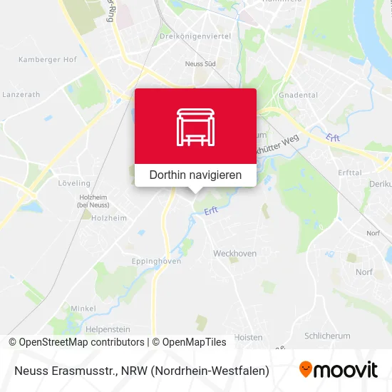 Neuss Erasmusstr. Karte