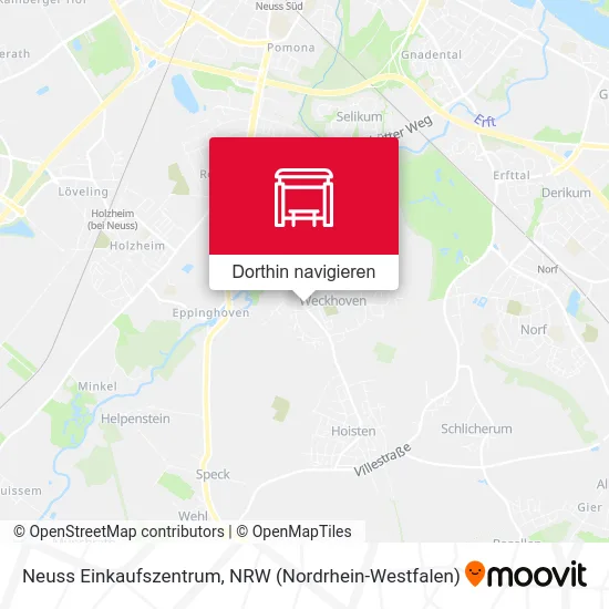 Neuss Einkaufszentrum Karte