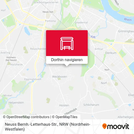 Neuss Bernh.-Letterhaus-Str. Karte