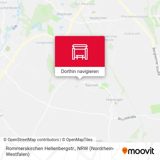 Rommerskirchen Hellenbergstr. Karte