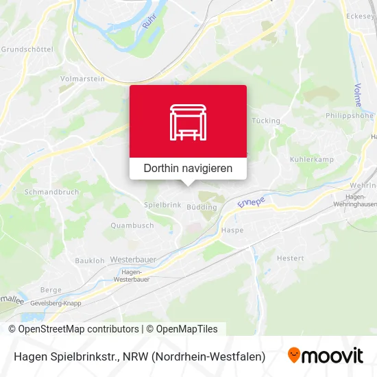 Hagen Spielbrinkstr. Karte