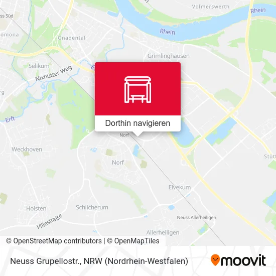 Neuss Grupellostr. Karte