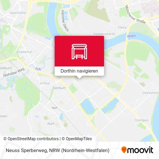 Neuss Sperberweg Karte