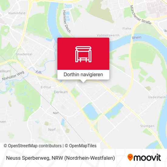 Neuss Sperberweg Karte