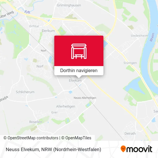 Neuss Elvekum Karte