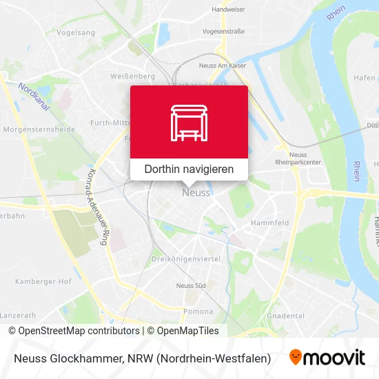 Neuss Glockhammer Karte